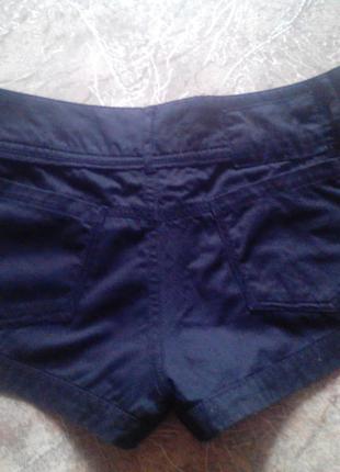 Коротенькие джинсовые,сексуальные шортики-бедровки h&m,р-р 38