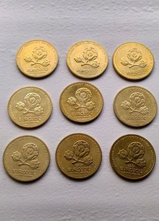 1 гривна евро 2012