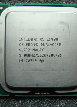Процессор Intel Celeron E1400 2х2,00 ГГц.