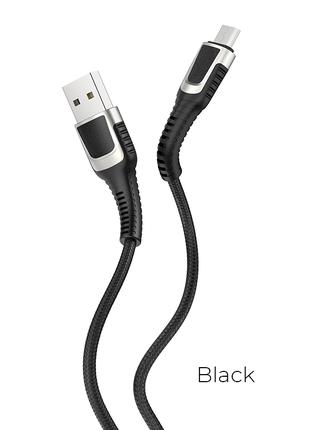 Кабель USB Hoco U81 Jazz micro USB Cable Black