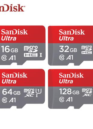 Карта памяти micro sd SanDisk 98mb класс 10 A1 16,32,64,128 Гб