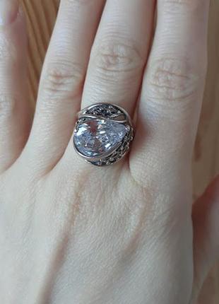 .серебряное  кольцо  минотавр  с  крупным камнем 18.5 р