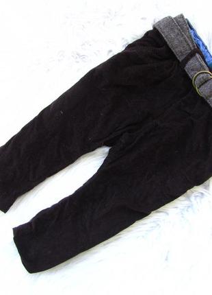Стильные утепленные штаны брюки с поясом zara
