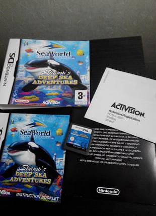 Игра Картридж Sea World Shamu's Deep Nintendo DS DSi 3DS game