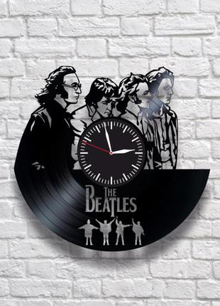 "the beatles" - настінні годинники з вінілових платівок. уніка...