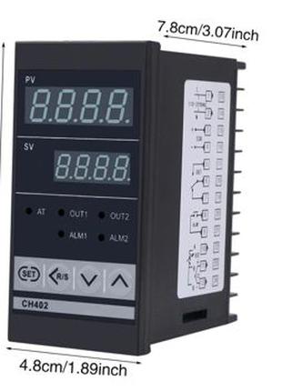 Программируемый ПИД контроллер (ПИД регулятор) температуры CH402
