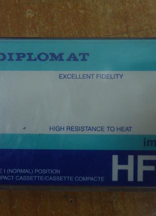 Аудиокассета Diplomat HF 60 новая запечатанная.