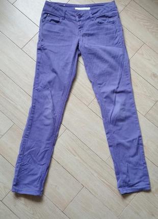 Фиолетовые джинсы джинсы брюки брюки брюки цветные стрейч стре...