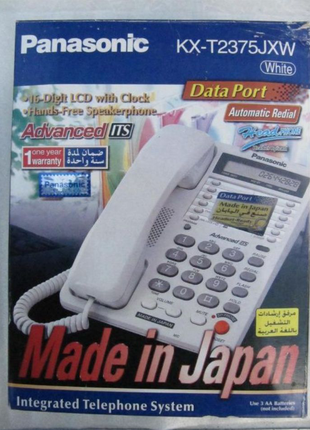 Телефон стаціонарний Panasonic KX-T2375 Японія, новий