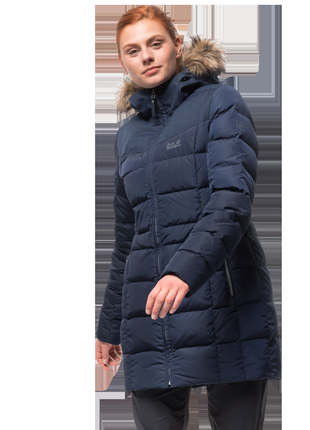 Пуховик зимовий jack wolfskin women's baffin island. оригінал