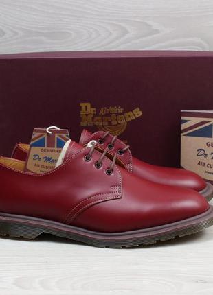 Кожаные туфли dr. martens england оригинал (мартинсы cherry)