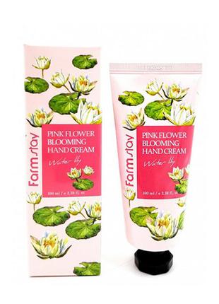 Крем для рук с лилией farmstay pink flower blooming hand cream...