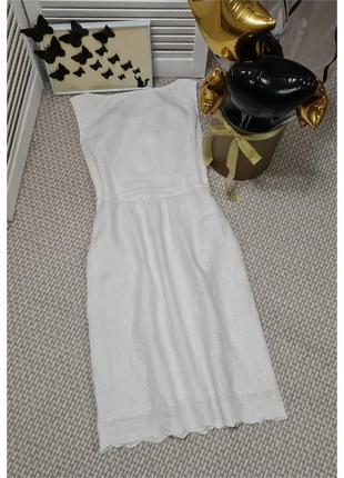 Белое платье marks&spencer