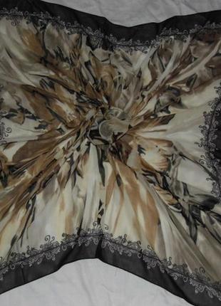 Шикарный шелковый подписной платок шов рауль от orkide