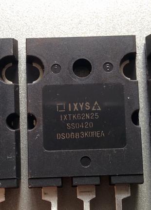 Сильноточные МegaMOSFEТ транзисторы IXTK 62N25 (Корея) 62 А, 250В