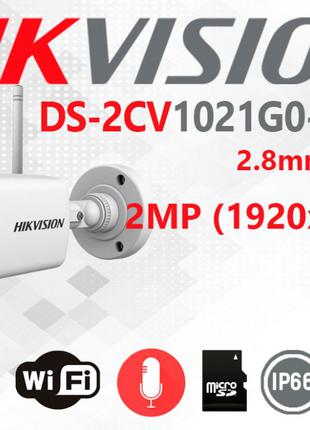 IP камера 2МП Hikvision DS-2CV1021G0-IDW1 (Wi-Fi и микрофон)