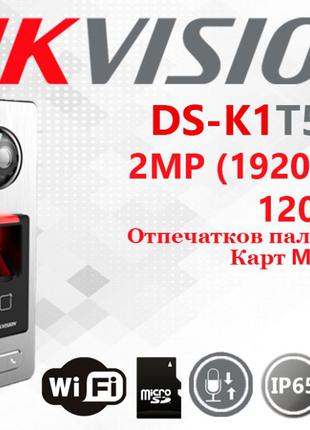 IP вызывная панель Hikvision DS-K1T501SF (для домофона) пальцы...