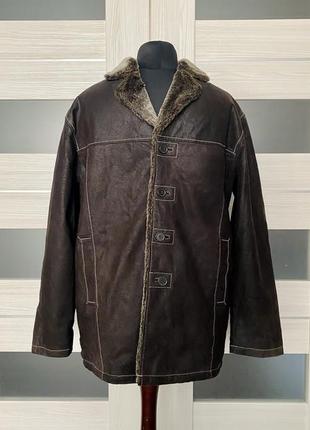 Курточка кожаная с мехом италия