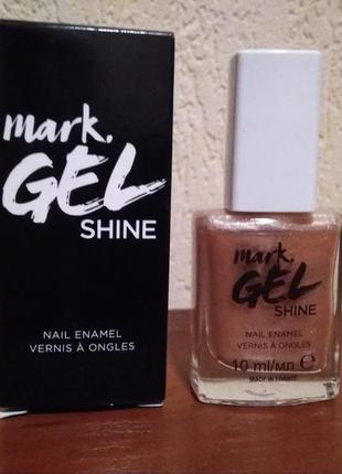 Лак для ногтей avon mark "гель-эффект" perfect light