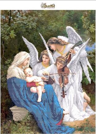 Схема вишивки бісером "Пісня ангелів"