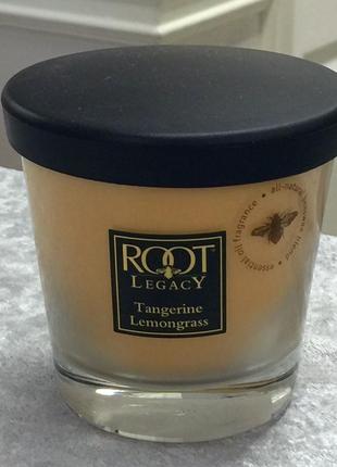 Root candle сша. ароматическая свеча. пчелиный воск