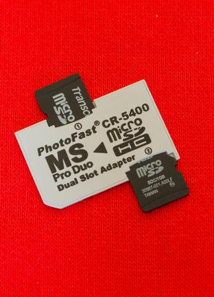 Адаптер Переходник Для PSP MicroSD Sony Memory Stick PRO Duo MS