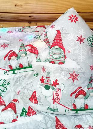 Новогоднее одеялко и подушка