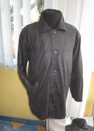 Большая кожаная мужская куртка angelo litrico. 66р. лот 996