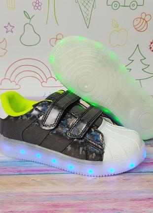 Подростковыеи ✨led кроссовки✨ польша