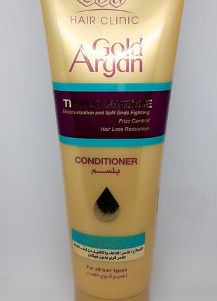 EVA Cosmetics Hair Clinic Gold Argan Conditioner 230мл Египет
