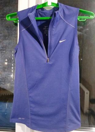 Футболка без рукавов для занятий спортом nike dri fit