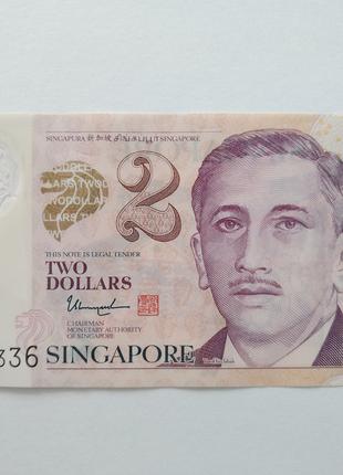 Сингапур: коллекционная банкнота с номером 6QN336336