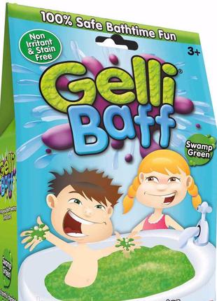 Снег для ванной Gelli Baff Green Джелли Бафф зеленый 300 г