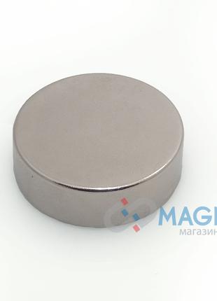 Неодимовый магнит, диск 25х8 мм N45