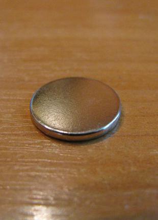 Неодимовый магнит, диск 14х1,5 мм 5 шт.
