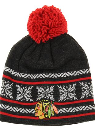 Дитяча шапка зимова  Reebok NHL Youth Chicago Blackhawks