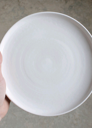 Керамическая тарелка ручной работы 22 см