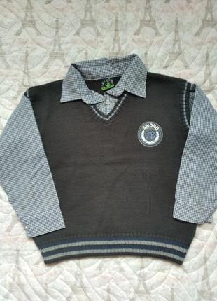 Стильный свитер для мальчика производства турции