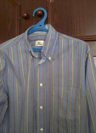 Рубашка мужская lacoste два цвета