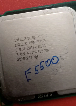 ПРОЦЕСОР Intel Pentium E5500 2,8 GHz/2M/800