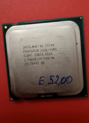 Процесор Intel Pentium Dual-core E5200/2,5 GHz/2M/800