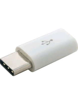 Type-C адаптер переходник с micro USB на USB type C adapter тайп