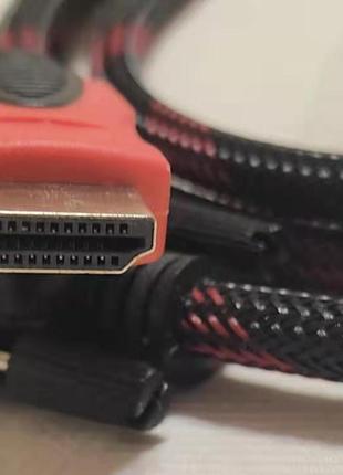 Високошвидкісний позолочений посилений кабель GBX HDMI-VGA