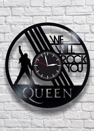 "queen" - настенные часы из виниловых пластинок. уникальный по...