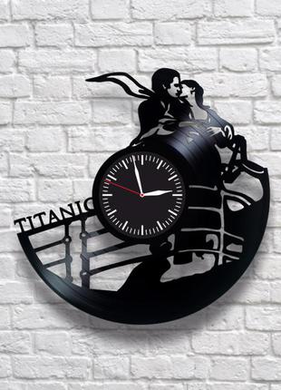 "титаник" - настенные часы из виниловых пластинок. уникальный ...