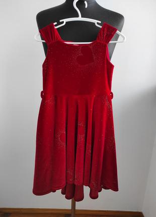 Шикарное велюровые платье от marks&spenser