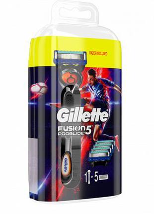 Оригинал. Подарочный набор Gillette Fusion 5 ProGlide + 5