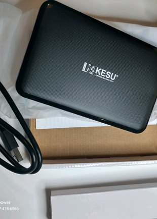 Кишеня USB 3.0 KESU - K103 Для Диска 2.5" SATA SSD HDD Чорний