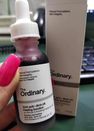 Кислотный пилинг для лица the ordinary aha 30% bha 2%