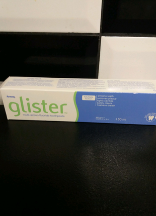 Зубная паста с фтором glister многофункциональная фтористая зубна